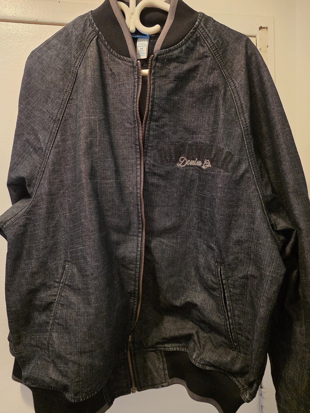 Men’s Rocawear Dark Blue Bomber Jacket